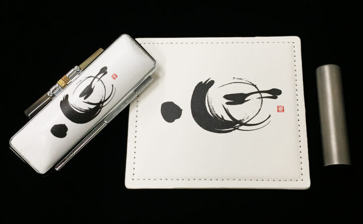 心の筆文字を入れた印鑑セット